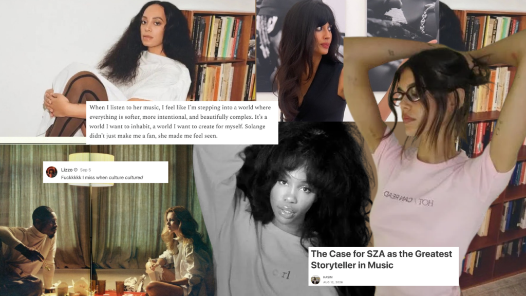 beige and mauve trendy collage youtube thumbnail